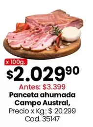 campo austral - Panceta ahumada