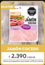 X$ - JAMÓN COCIDO