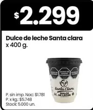 Santa Clara - Dulce de leche
