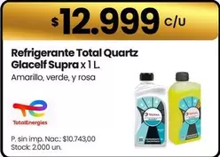 Refrigerante Total Quartz Glacelf Supra