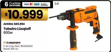 Taladro 600W