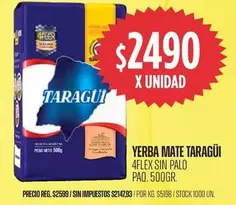 X$ - YERBA MATE