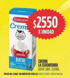 La Serenísima - BATIR