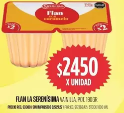 La Serenísima - Flan Vainilla