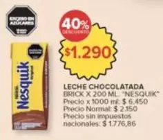 Nesquik - LECHE CHOCOLATADA