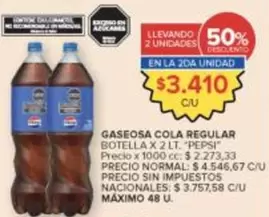 Pepsi - GASEOSA COLA REGULAR