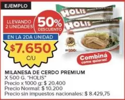 Premium - MILANESA DE CERDO PREMIUM