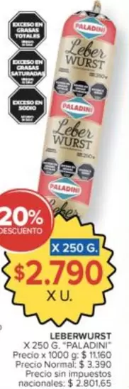 Paladini - Leber Wurst