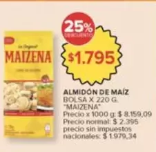 Maizena - Almidón de Maíz