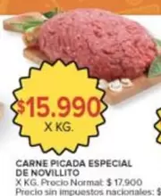 X$ - CARNE PICADA ESPECIAL
