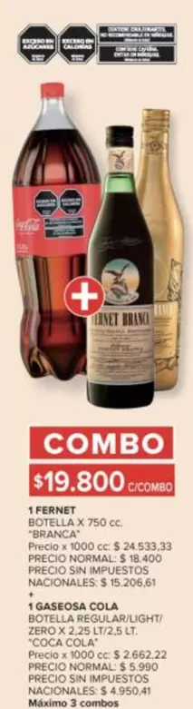 Coca cola - COMBO