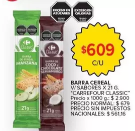 Carrefour - BARRA CEREAL