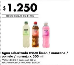 H2oh - Agua saborizada