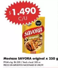 Savora - Mostaza original