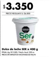 Ser - Dulce de leche