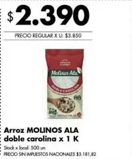 Molinos Ala - Arroz doble carolina