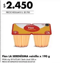 La Serenísima - Flan