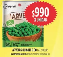 Cuisine - ARVEJAS LAT.