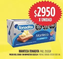 Tonadita - Manteca