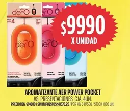 X$ - AER POWER POCKET