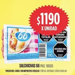 66 - SALCHICHAS