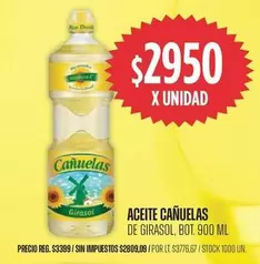 cañuelas - Aceite de girasol