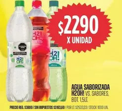 X$ - AGUA SABORIZADA