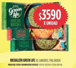 Green Life - Medallón