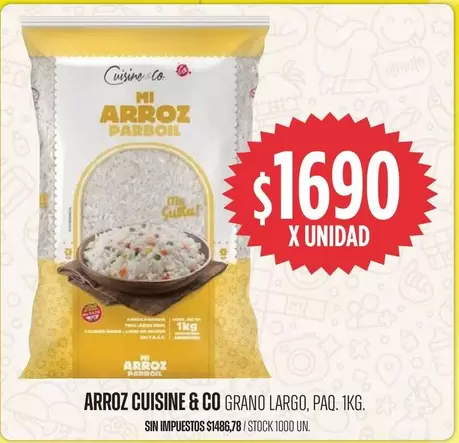 Cuisine - ARROZ PARBOIL GRANO LARGO