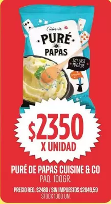Cuisine - Puré de Papas