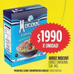 X$ - ARROZ DOBLE CAROLINA