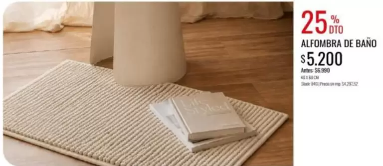 ALFOMBRA DE BAÑO