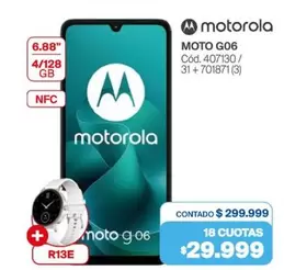 Motorola - MOTO G06 Cód. 407130 / 31 + 701871 (3)