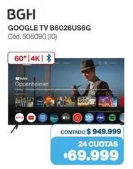 BGH - GOOGLE TV B6026US6G Cód. 506090 (10)