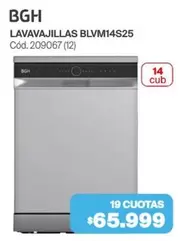 BGH - LAVAVAJILLAS BLVM14S25 Cód. 209067 (12)