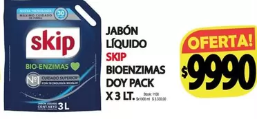 Skip - JABÓN LÍQUIDO BIOENZIMAS DOY PACK