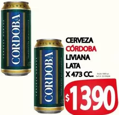 Córdoba - CERVEZA LIVIANA LATA