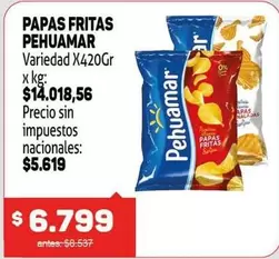 Pehuamar - PAPAS FRITAS