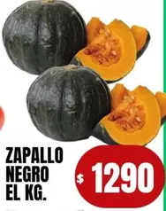 Negro - ZAPALLO NEGRO EL KG.