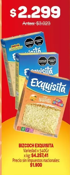 Exquisita - BIZCOCH