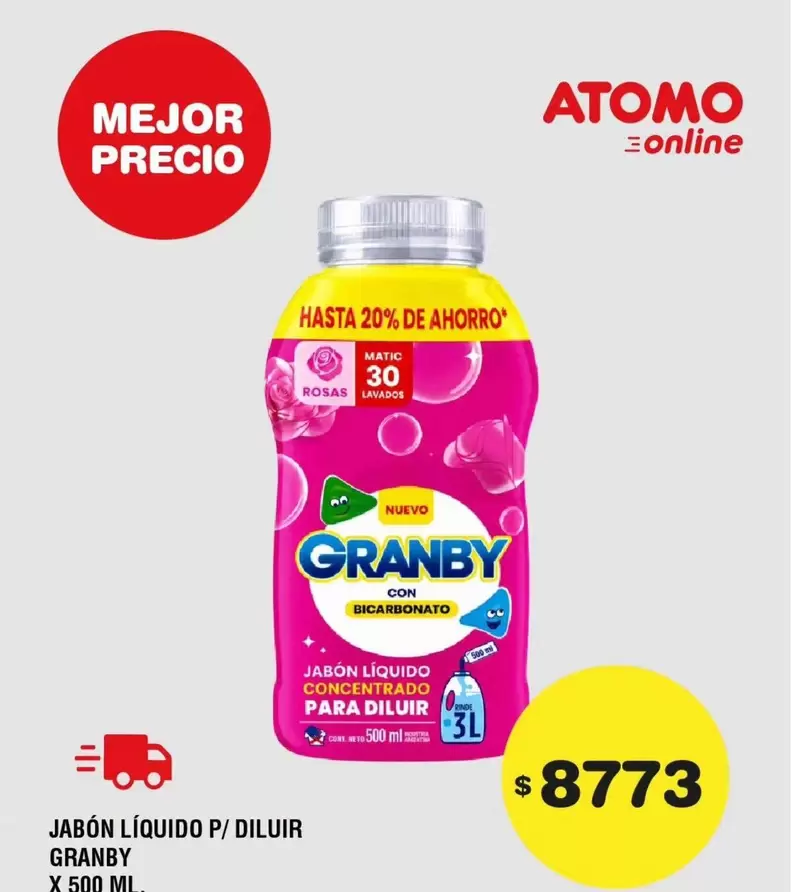 Granby - JABÓN LÍQUIDO P/ DILUIR