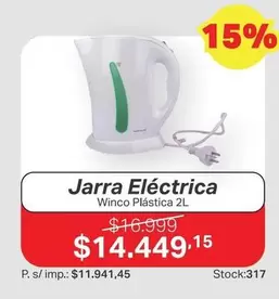 Winco - Jarra Eléctrica
