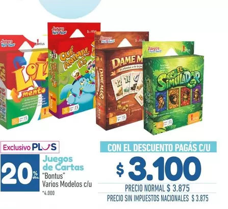 Mas - Juegos de Cartas