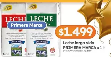 Primera marca - Leche larga vida