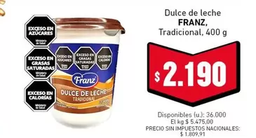 Franz - Dulce de leche