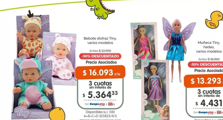 Bebote disfraz Tiny