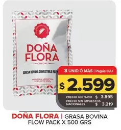 Dona Flora - Grasa Bovina