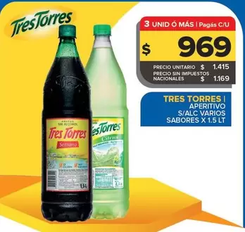 Tres Torres - Aperitivo S/Alc