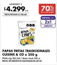 X$ - PAPAS FRITAS TRADICIONALES