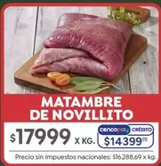 X$ - MATAMBRE DE NOVILLITO